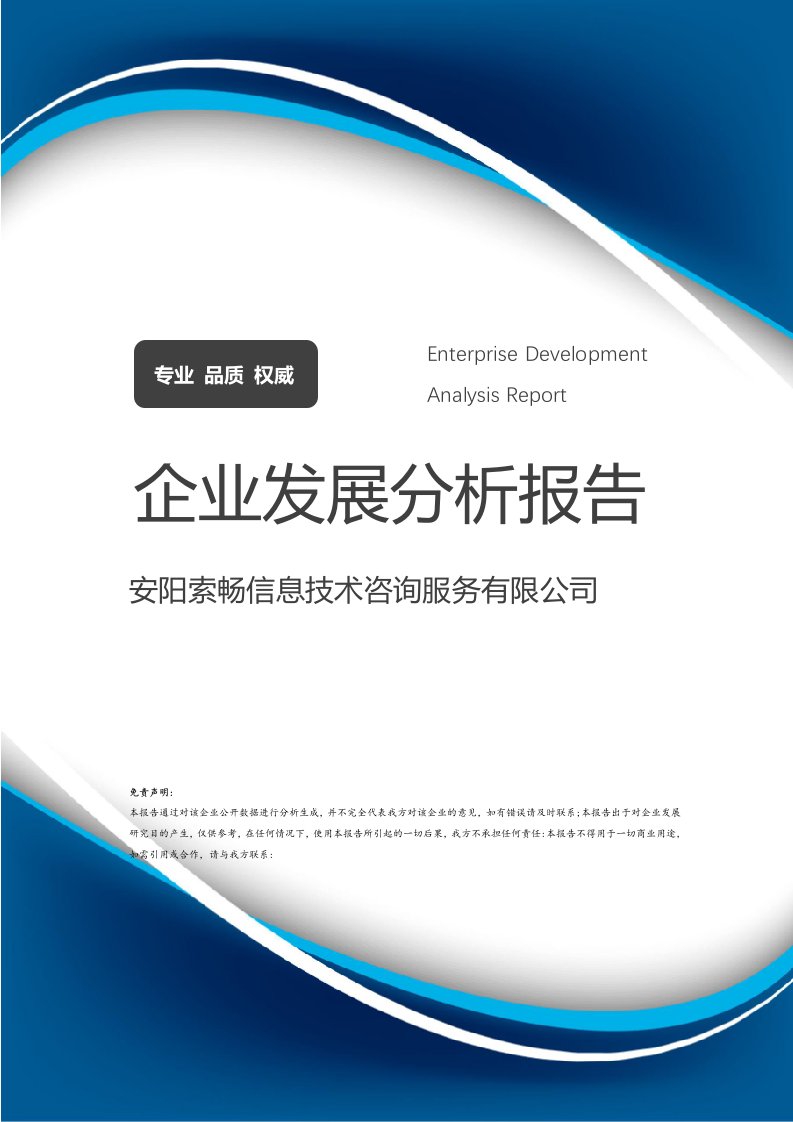 安陽索暢信息技術(shù)咨詢服務(wù) 發(fā)展現(xiàn)狀、核心優(yōu)勢與未來展望分析報(bào)告